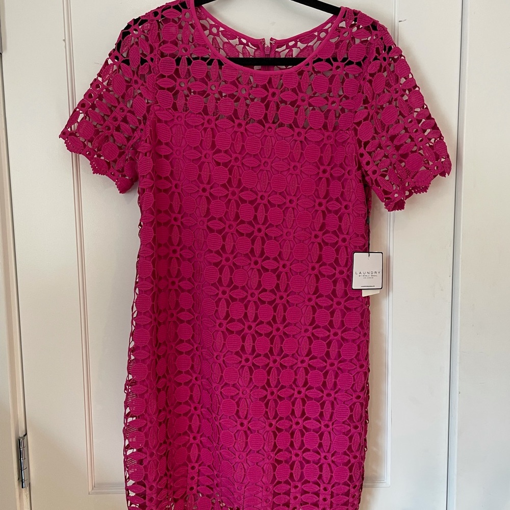 Laundry by Shelli Segal Lace Shift Dress